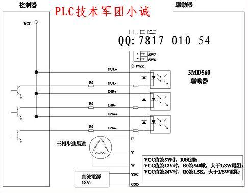 请教台达plc如何用脉冲线号控制步进电机的正反转