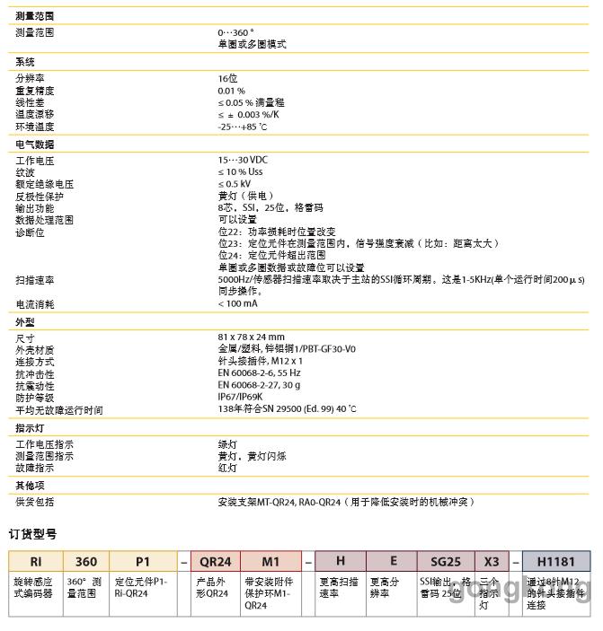 图尔克riqr24离散传感器