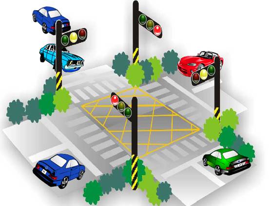 交通灯的PLC控制梯形图设计(详细)-交通灯-技