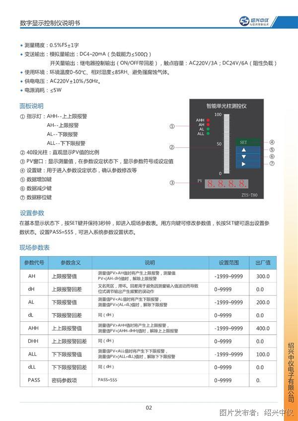 nhr数显控制仪说明书图片