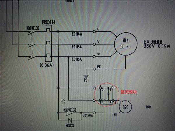 绞盘电机接线原理图图片