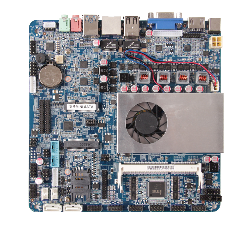 凌壹intel skylake-u 3855u mini itx主板